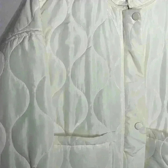 LUCKY BRAND- Off White Puffer Jacket Sz L NWT - Picture 5 of 9